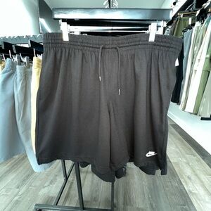 Nike Black Athletic Shorts with Elastic Waistband